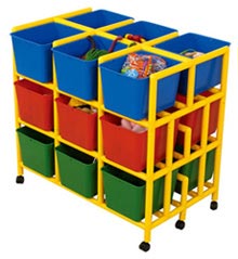 18 Cubby Mobile Storage