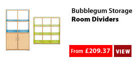 Bubblegum Storage Room Dividers