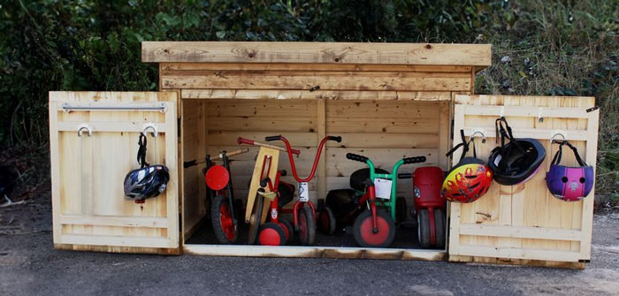 Trike Storage Shed