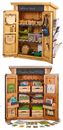 Reading and Writing Sheds (2PK)
