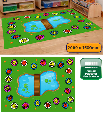 Numbers In The Park 0-20 Playmat - 2m x 1.5m
