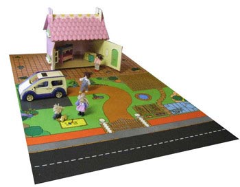 Doll's House Playmat - 1.5m x 1m