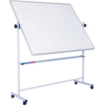 Double Sided Non-Magnetic Swivel Whiteboard