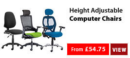 Height Adjustable Computer Chairs