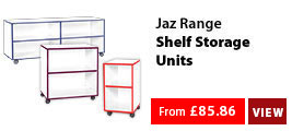 Jaz Range Shelf Storage Units