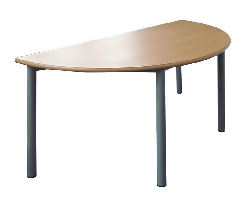 Semi-Circular Traditional Meeting Room Table 