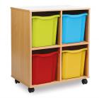 !!<<span style='font-size: 12px;'>>!!Storage Allsorts Unit with 4 Quad Trays!!<</span>>!! - view 1