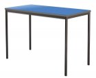 Classroom Contract Spiral Stacking Rectangular Table - Spray Polyurethane Edge - view 1
