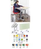 Rectangular Premium Tilt Top Classroom Table - view 1