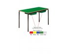 Contract Classroom Slide Stacking Rectangular Table - Bullnosed MDF Edge - view 4