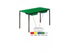 Contract Classroom Slide Stacking Rectangular Table with Matching ABS Thermoplastic Edge - view 5