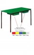 Contract Classroom Slide Stacking Rectangular Table - Spray Polyurethane Edge - view 4