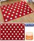Red With White Spots Nursery Rug - 1.5m x 1m - view 1