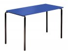 Contract Classroom Slide Stacking Rectangular Table with Matching ABS Thermoplastic Edge - view 2