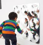 Giant Acrylic 9 Dome Mirror - 780 x 780mm - view 1