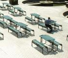 Combined Picnic Table & Bench Unit - 1800mm Eight Seater - view 1
