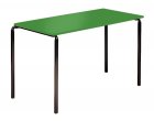 Contract Classroom Slide Stacking Rectangular Table with Matching ABS Thermoplastic Edge - view 3