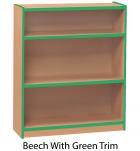 Standard Bookcase with Coloured Edge - 750mm High - view 3