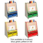 Denby Mobile Paint Easel Unit With 2 Storage Trays - view 2