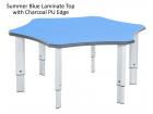 Height Adjustable Heavy Duty - Flower Shape Table - view 2