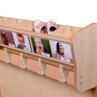 Wall Mountable Top Cubby (with 6 Hooks) - view 2