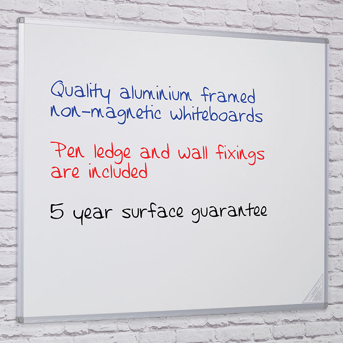 Non-Magnetic Whiteboard