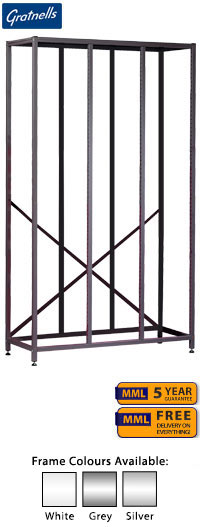 Gratnells Tall Empty Treble Column Frame - 1850mm (holds 51 shallow trays or equivalent)