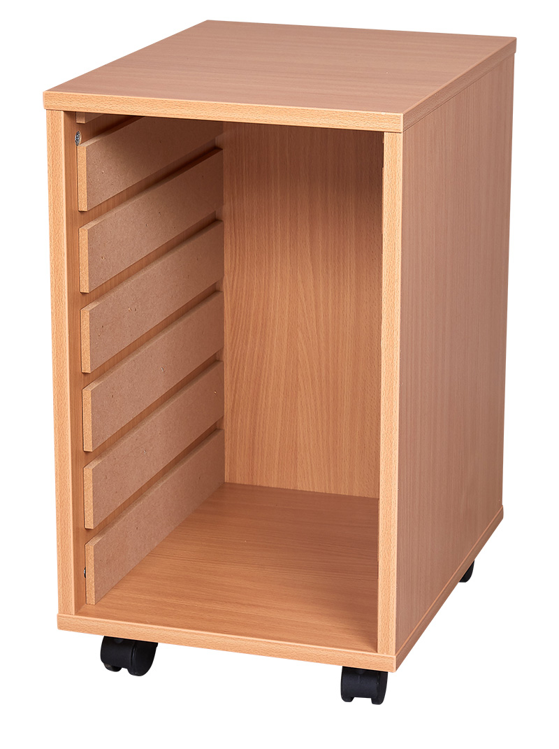Sturdy Storage Single Column Unit - 6 Tray Unit **WITHOUT TRAYS**