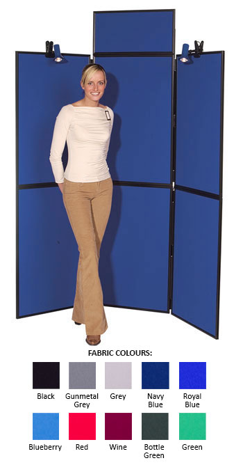 6-Panel Freestanding Display Kit - PVC Frame