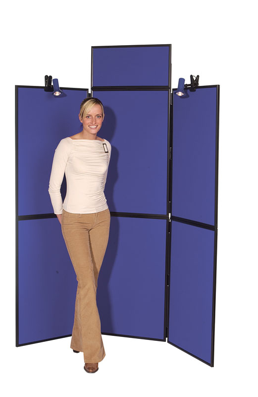 6-Panel Freestanding Display Kit - PVC Frame