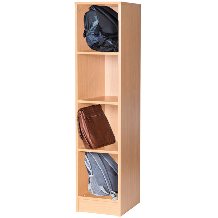 4 Space Single Bay Bag Storage Unit