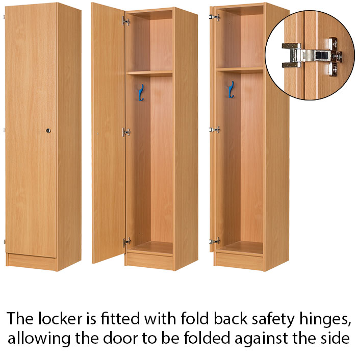 Secondary Height One Door Locker - 1800mm