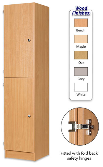 Secondary Height Two Door Locker - 1800mm