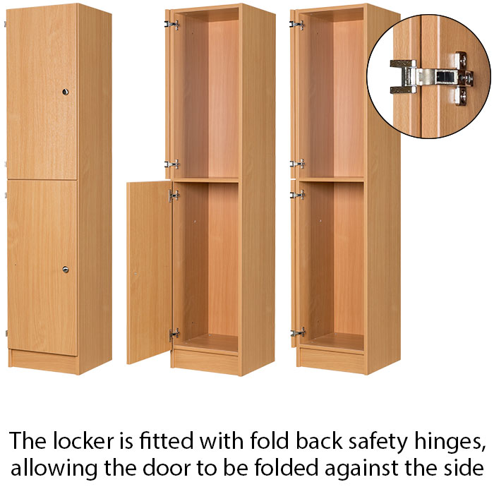 Secondary Height Two Door Locker - 1800mm