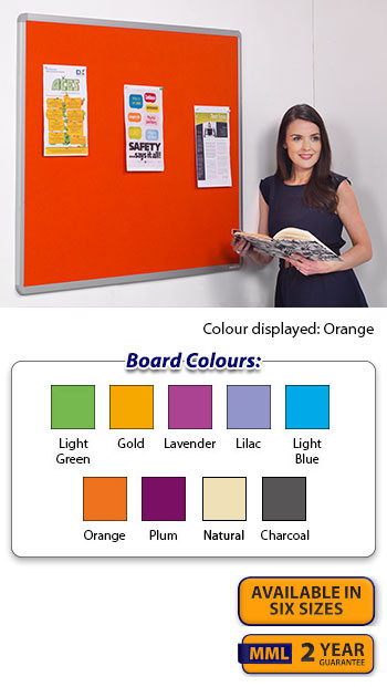 Accents Flameshield Aluminium Framed Noticeboard