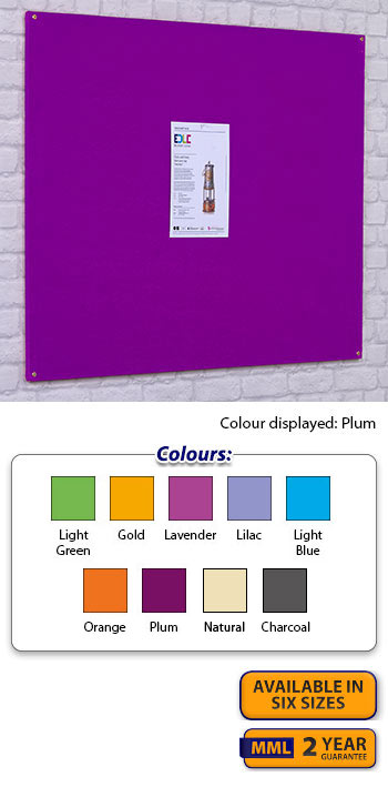 Accents Flameshield Unframed Noticeboard