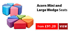 Acorn Mini and Large Wedge Seats