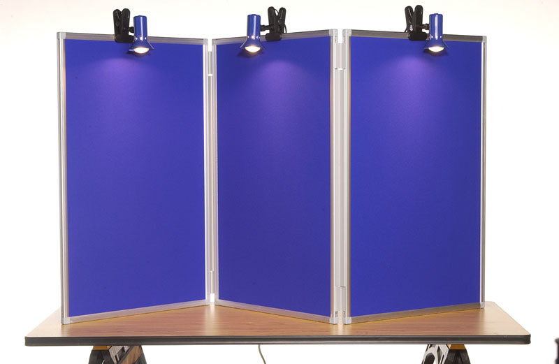 4-Panel MAXI Desktop Display Kit - PVC Frame