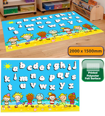 Alphabet Beach Party Playmat - 2m x 1.5m