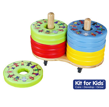 Children Of The World Multi Cultural Donut 12 Cushions And Trolley