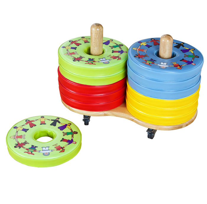 Children Of The World Multi Cultural Donut 12 Cushions And Trolley