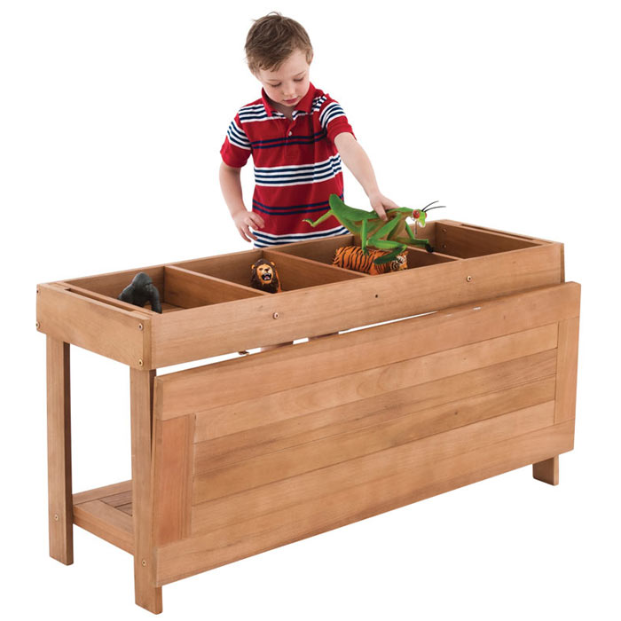 Living Classroom Wooden Sorting Table And Lid