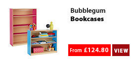 Bubblegum Bookcases