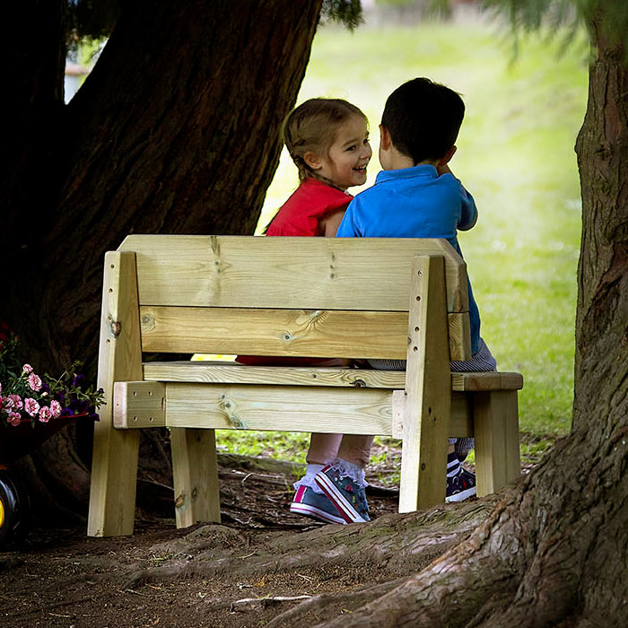 Outdoor Buddy Bench