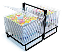 Spring Loaded 30 Shelf Drying Rack