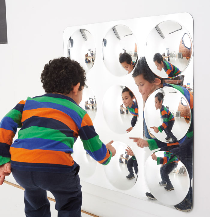 Giant Acrylic 9 Dome Mirror - 780 x 780mm