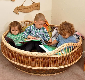 Giant Book Basket (For 3)