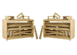 Big Block Trolleys and Blocks Set