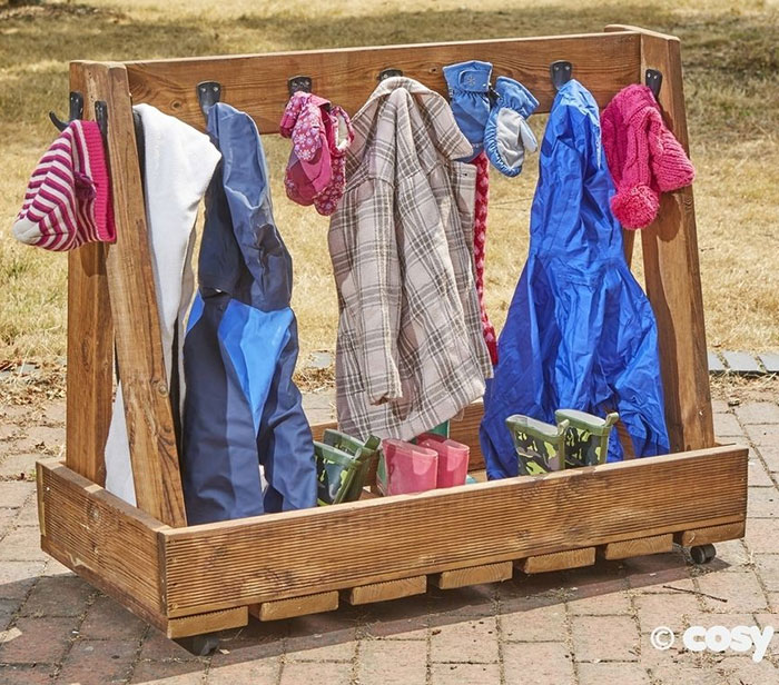 Nursery Cloakroom Storage (Mobile)