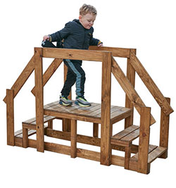 Toddler Walkway, & Steps With Hand Rails